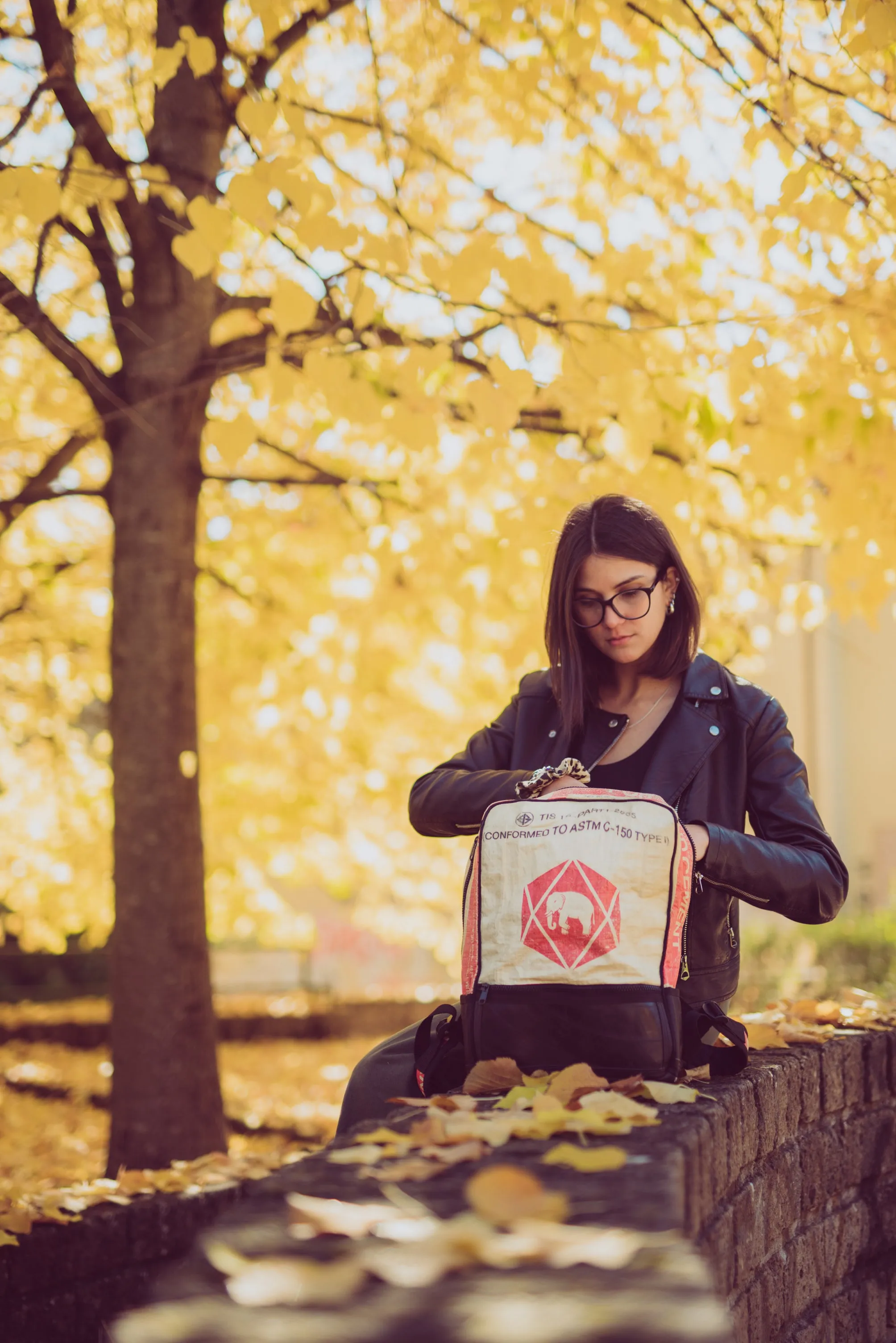 Upcycled Cement Bags Hoxton Backpack