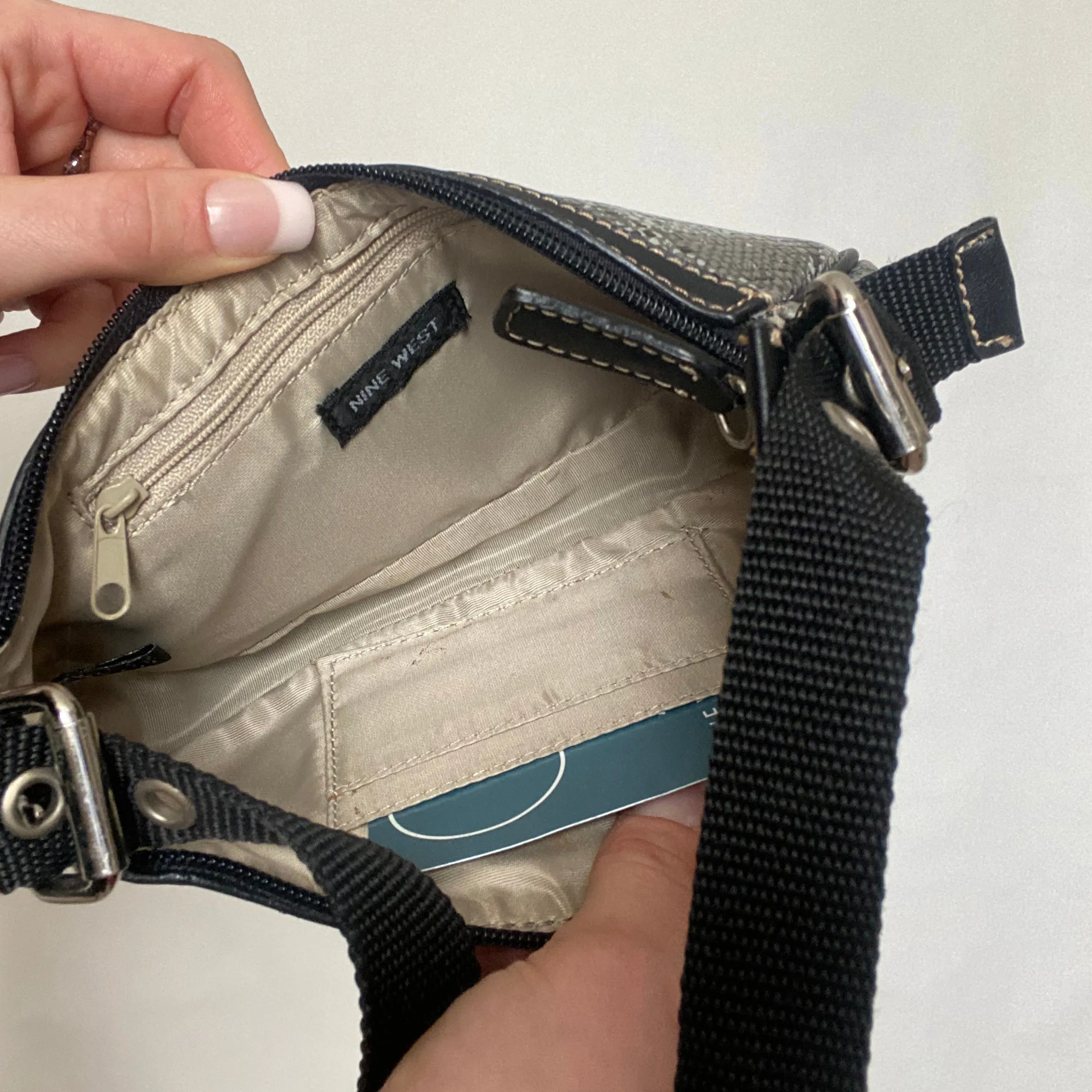 Y2K Faux Leather Snakeskin Shoulder Bag